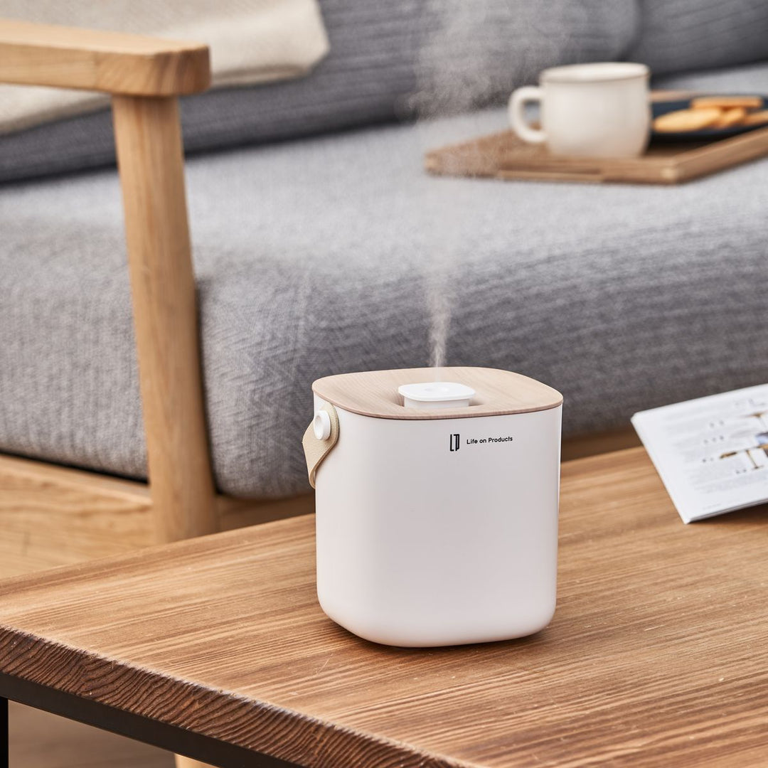 Rechargeable Wooden Box Humidifier 650ml | LCAHF014