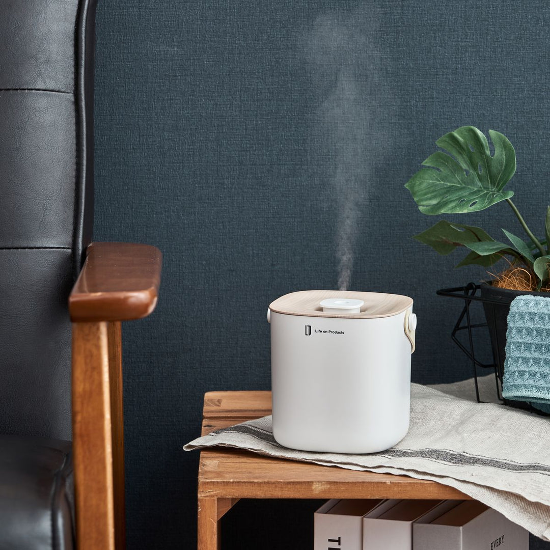 Rechargeable Wooden Box Humidifier 650ml | LCAHF014