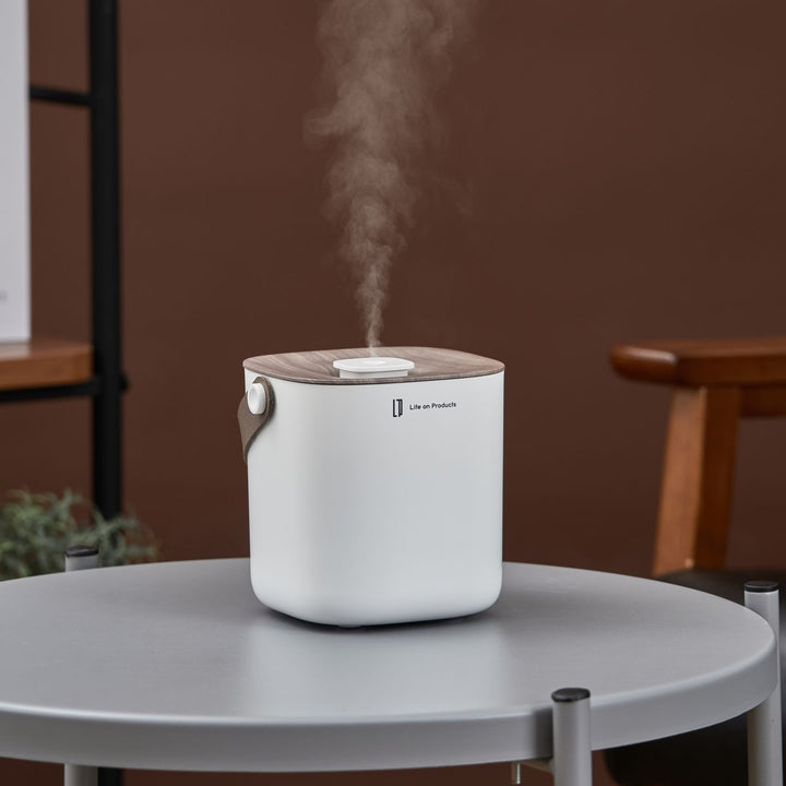 Rechargeable Wooden Box Humidifier 650ml | LCAHF014