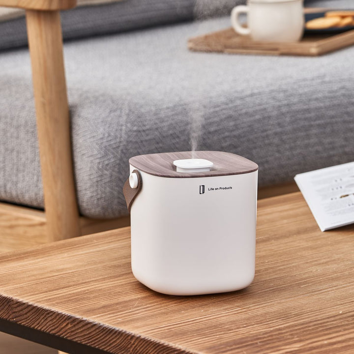 Rechargeable Wooden Box Humidifier 650ml | LCAHF014