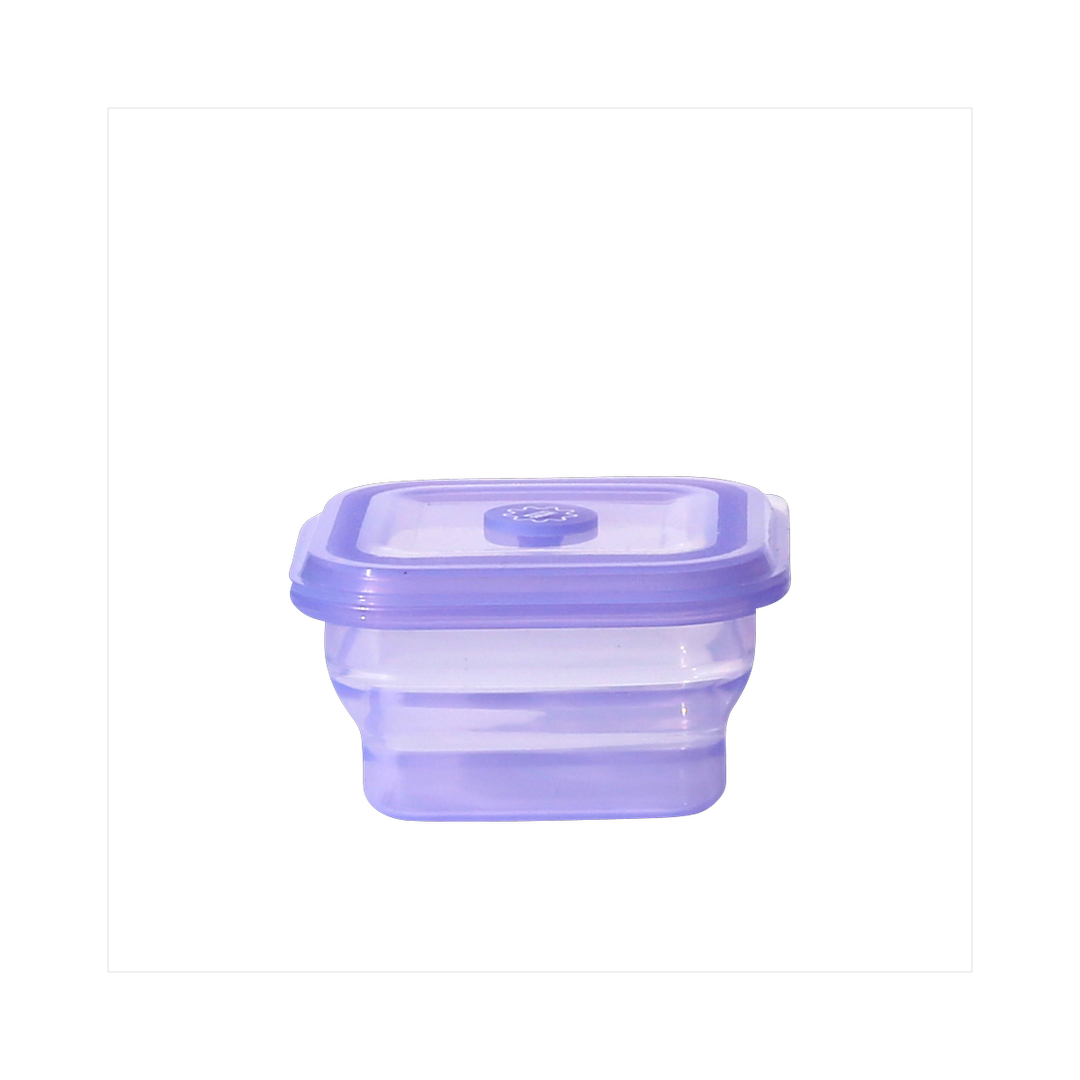 Living Creator Push Lock Collapsible Silicone Food Container 400ml