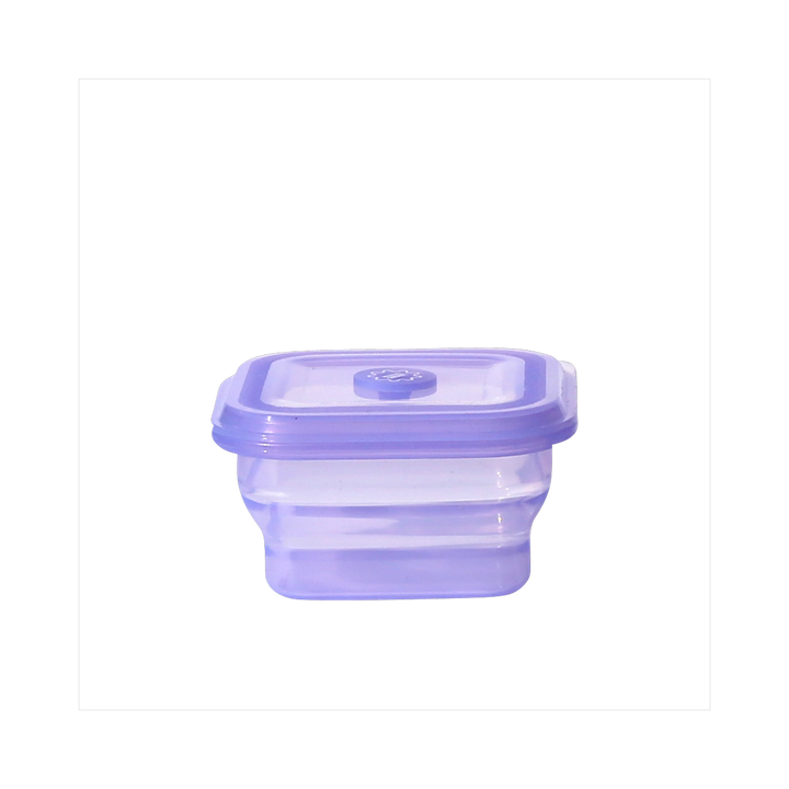 Living Creator Push Lock Collapsible Silicone Food Container 400ml