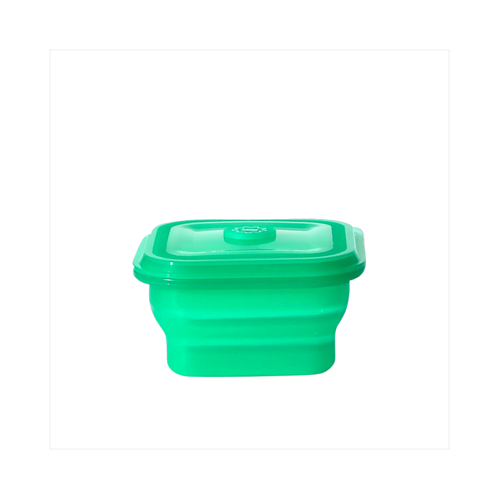 Living Creator Push Lock Collapsible Silicone Food Container 600ml