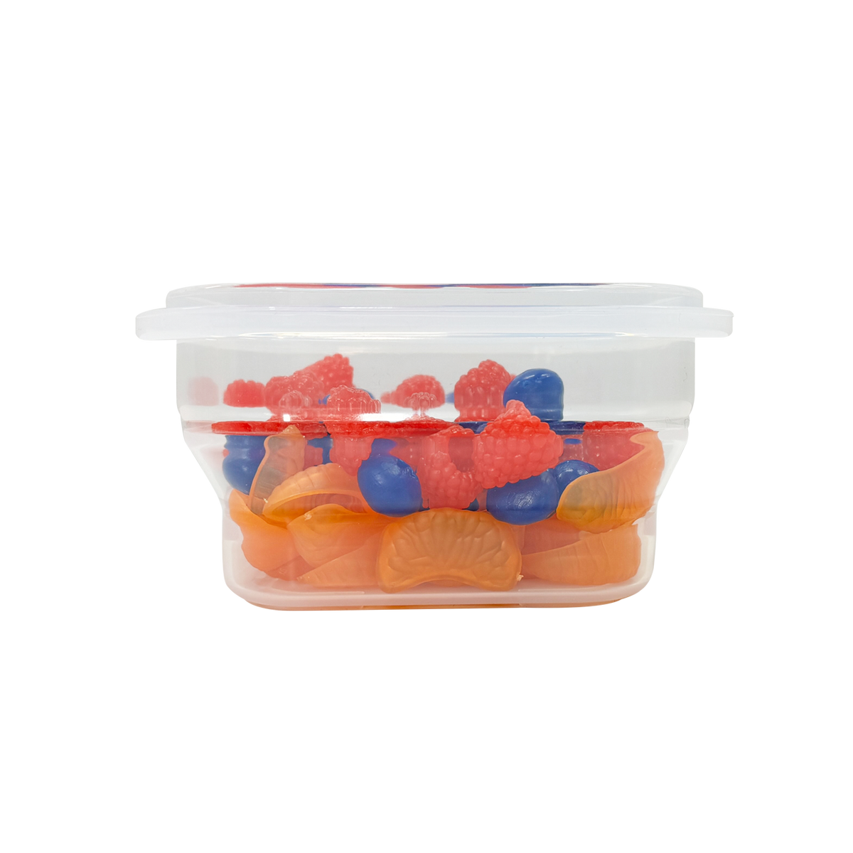 Living Creator Push Lock Collapsible Silicone Food Container 600ml