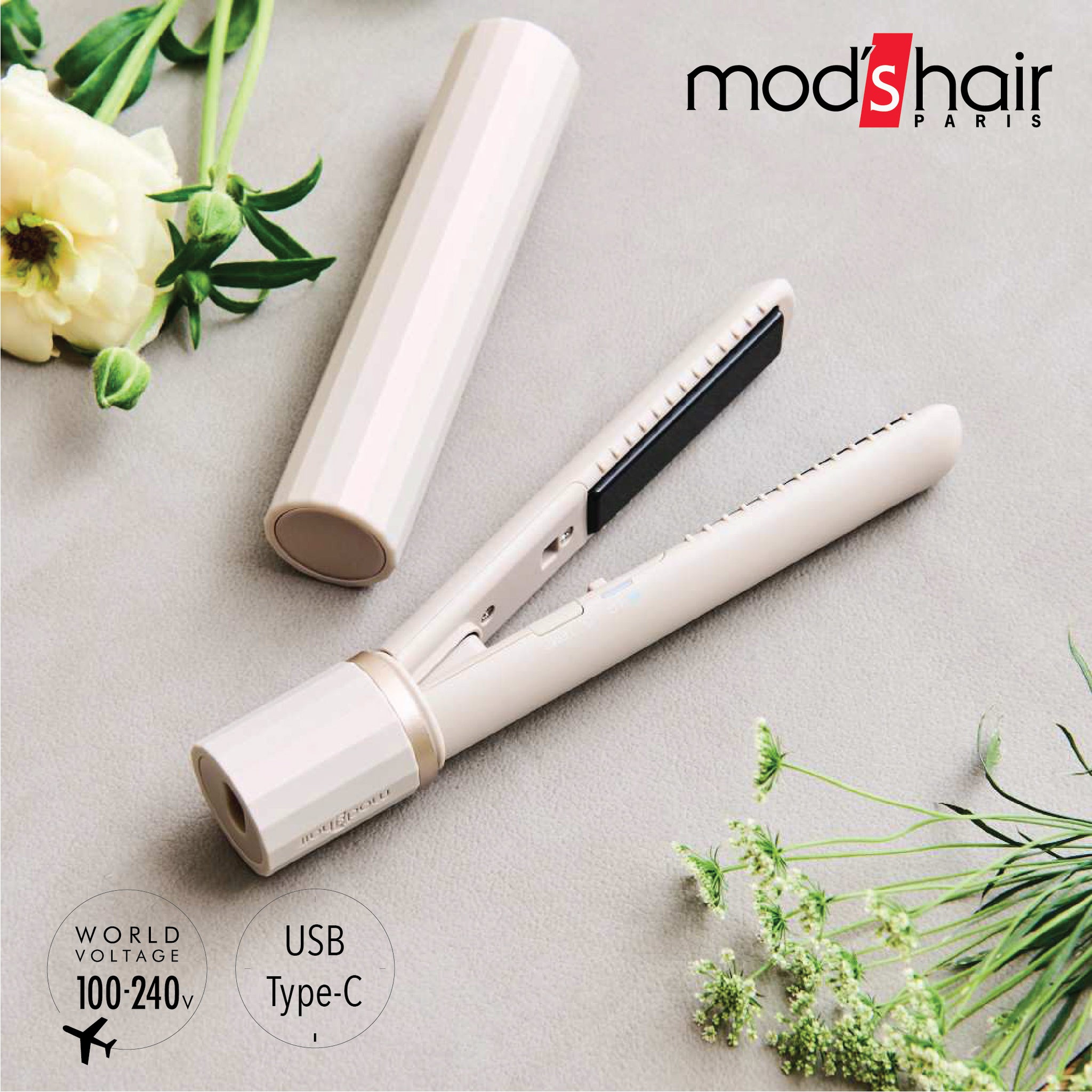 mod's hair USB 輕巧便攜直髮夾｜MHS-1343