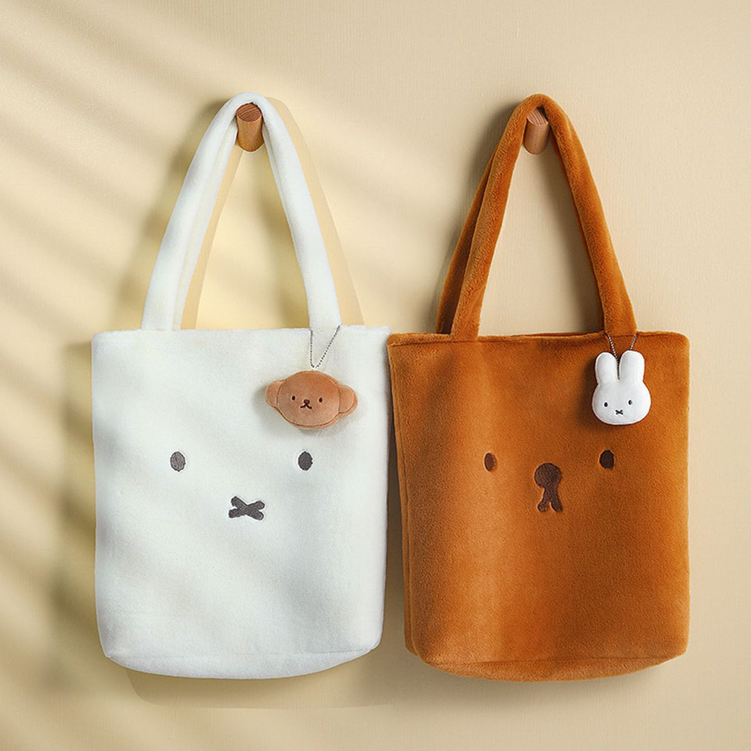 miffy 毛絨袋子 33cm (L) | 白色 MIF37601