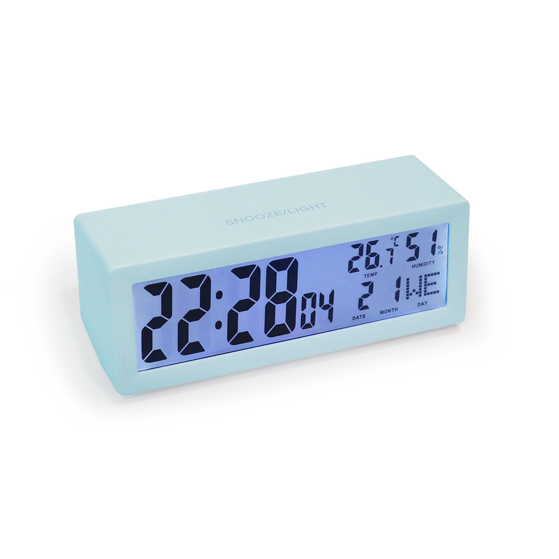 mooas Calendar Backlight Clock - Baby Blue MO-MDC1BLU