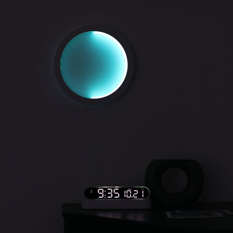 mooas Moonlight Nightlight LED Clock MO-MC-RLEDW2