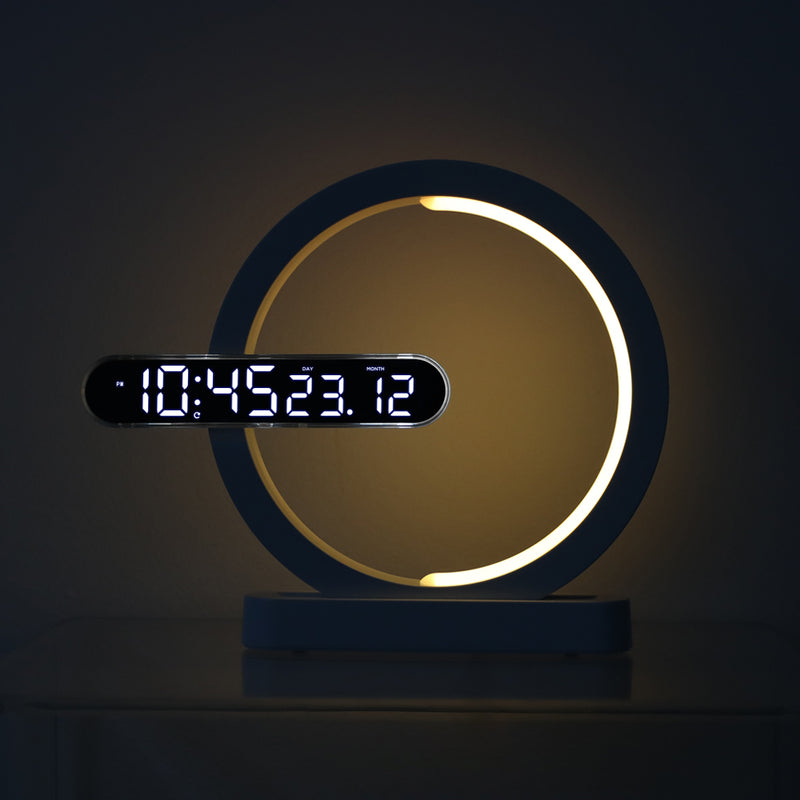 mooas Moonlight Nightlight LED Clock MO-MC-RLEDW2