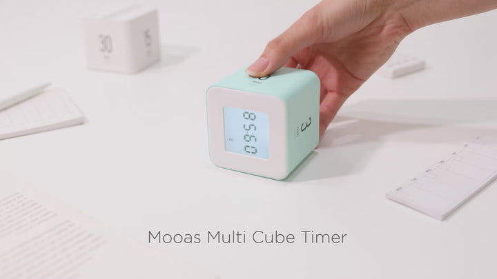 mooas Multi Cube Timer  - Yellow MO-MT-C2YE
