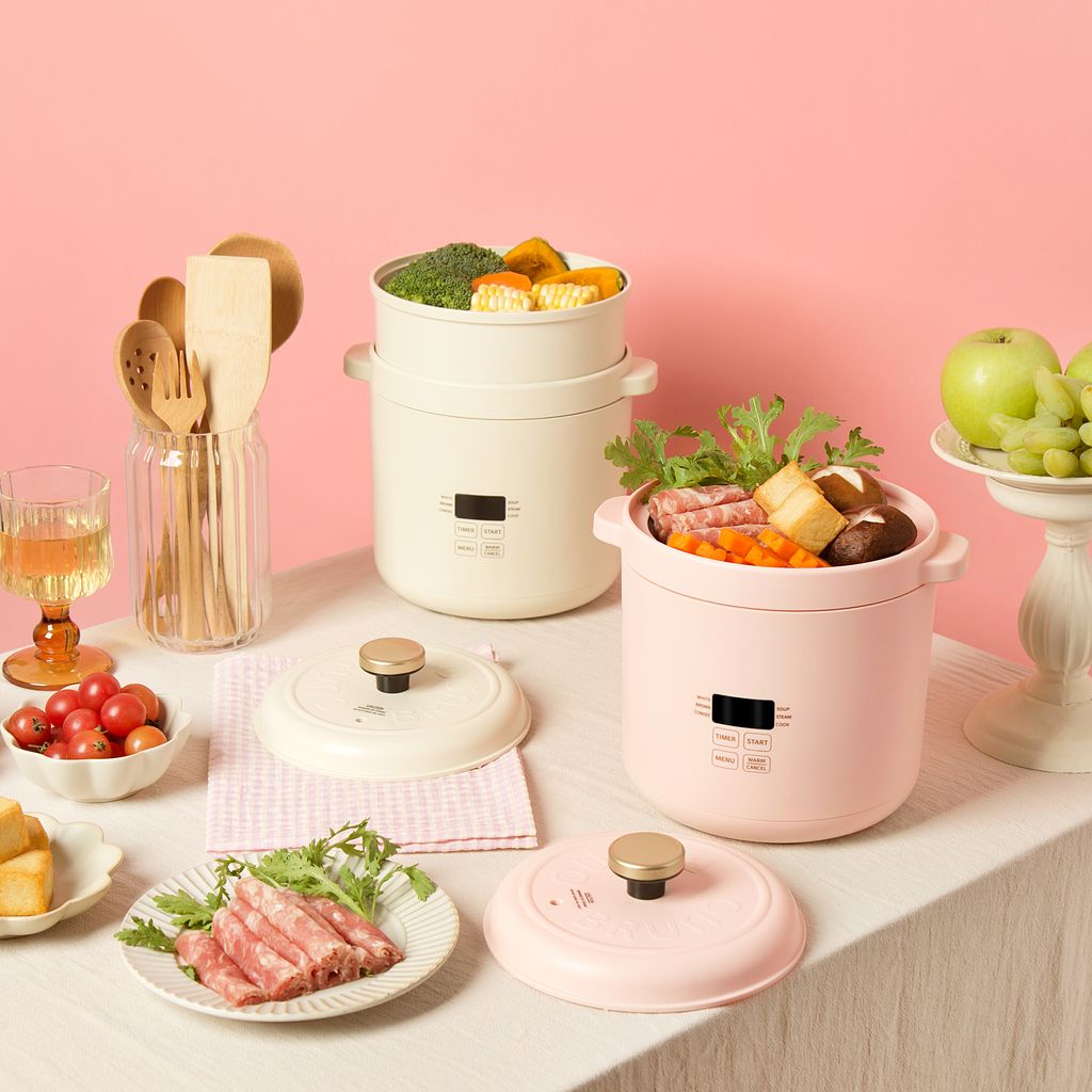 BRUNO Mini Digital Rice Cooker - Pink BOE127-PK