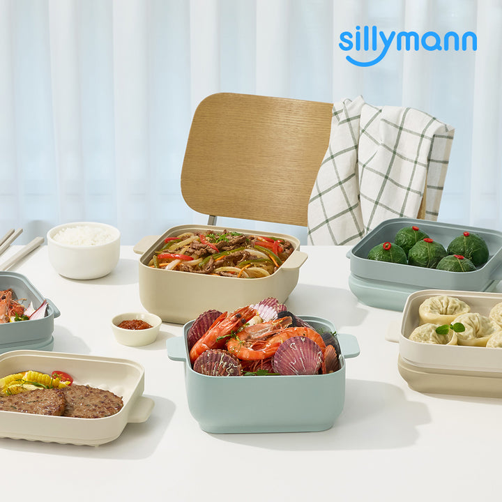 Sillymann Yori 微波爐矽膠蒸煮盒 1.6L | WSK7015