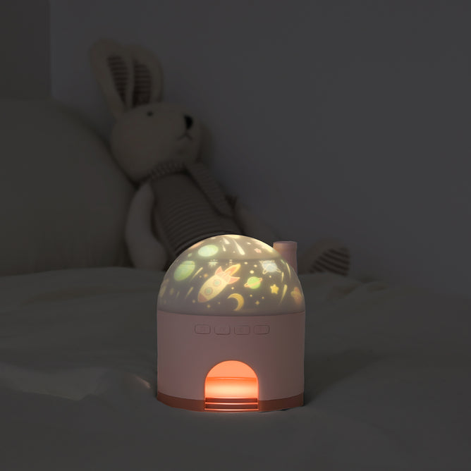 mooas Twinkle Rotating Projector Melody Nightlight - Pink MO-MNP5PK