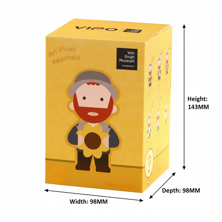 VIPO 梵高 毛毛鎖匙扣盲盒 (隨機包裝) | VGM37380