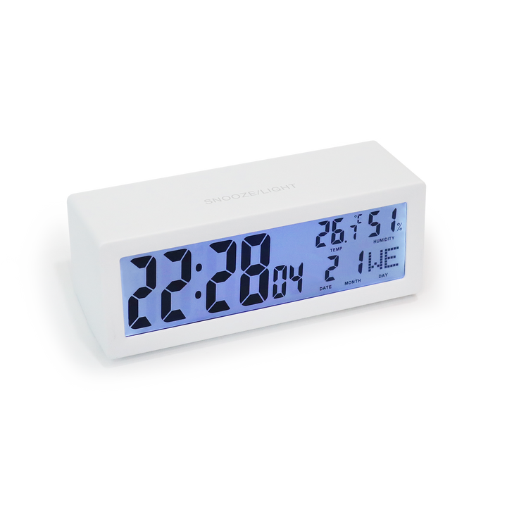 mooas Calendar Backlight Clock - White MO-MDC1WH