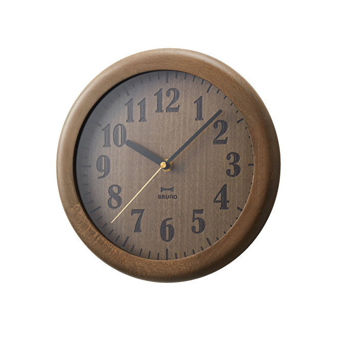 BRUNO Woody Wall Clock BCW039-DW