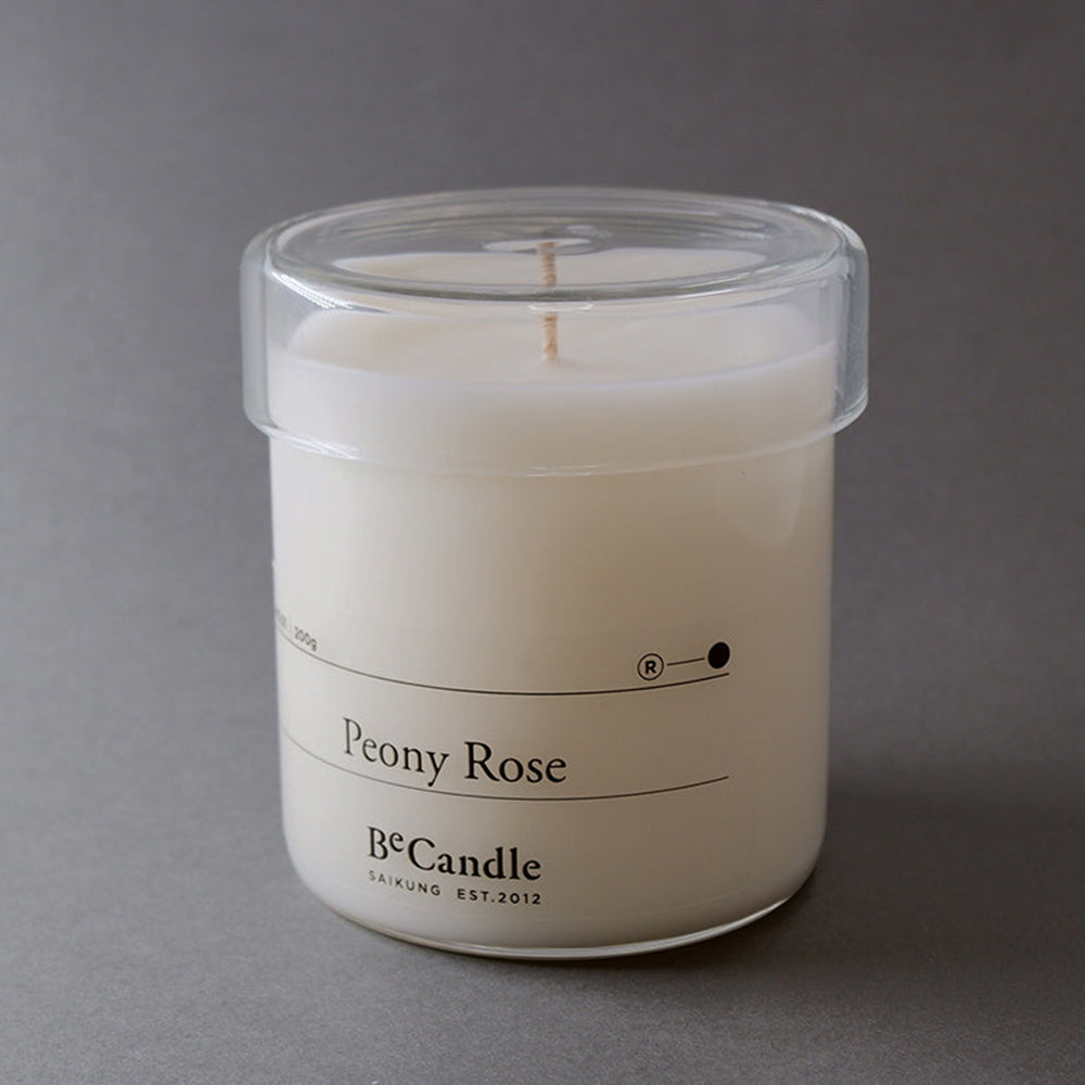 BeCandle Peony Rose Scented candle 200g BC-SC200G001