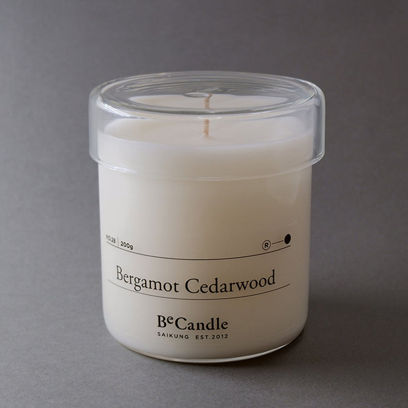 BeCandle Bergamot Cedarwood Scented candle 200g BC-SC200G028