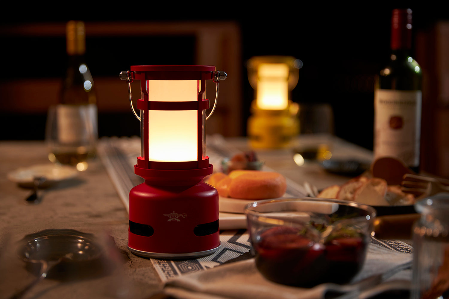 Aladdin LED 露營燈藍牙喇叭 - 紅色 SAL-SP01I-R