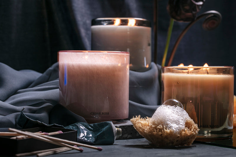 BeCandle 香氛蠟燭 400g - 琥珀 木材 BC-SS400G088