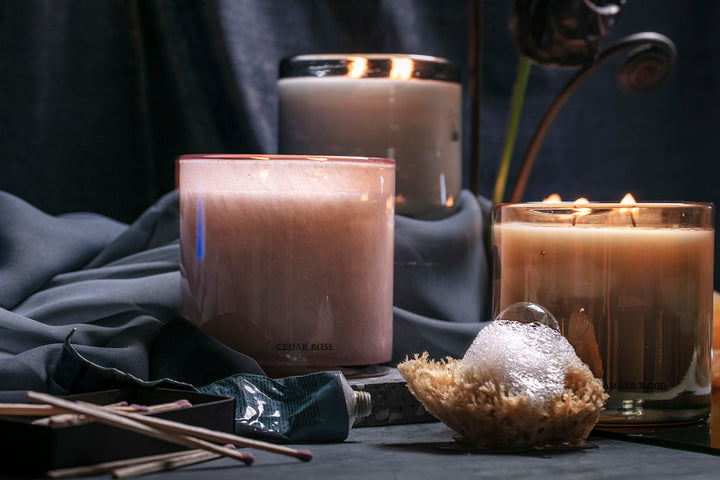 BeCandle SS Cedar Rose candle 400g BC-SS400G031