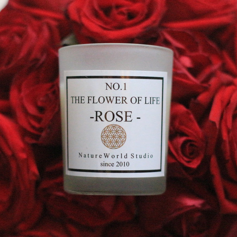 Nature World Scented Candle 65ml - Rose