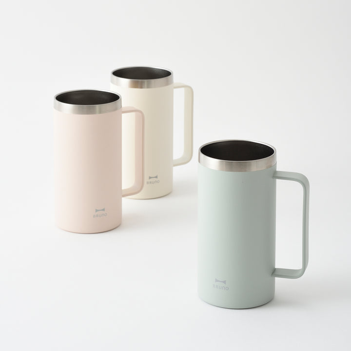 BHK295 - Stainless Mug with Handle 500 ml - Green