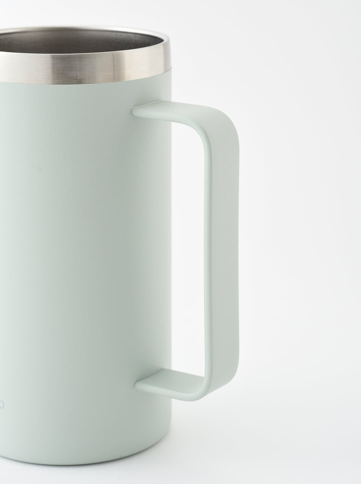 BHK295 - Stainless Mug with Handle 500 ml - Ivory
