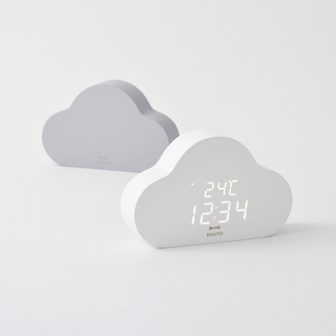 BRUNO Cloud Clock - Gray BCA030-GY
