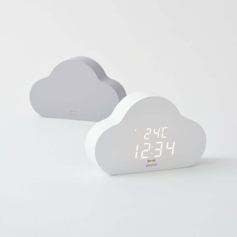 BRUNO Cloud Clock - White BCA030-WH