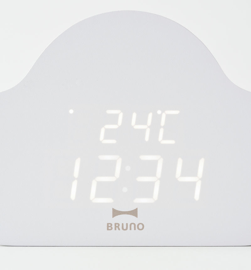 BRUNO Cloud Clock - White BCA030-WH
