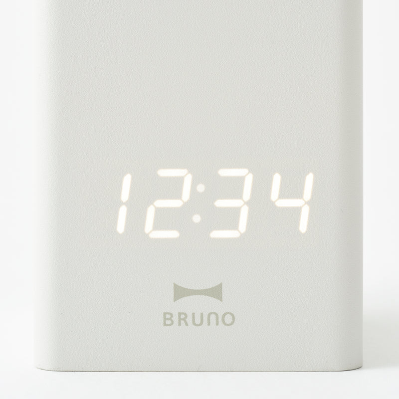 BRUNO 座枱筆筒鐘 - 米白 x 海藍 BCA028-IVXTQS