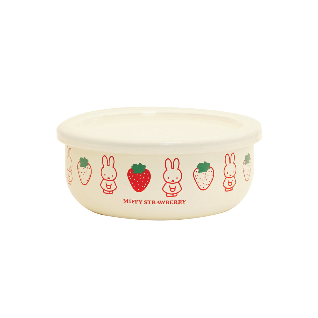 Miffy 12cm Round Container with Lid MF23-12CF
