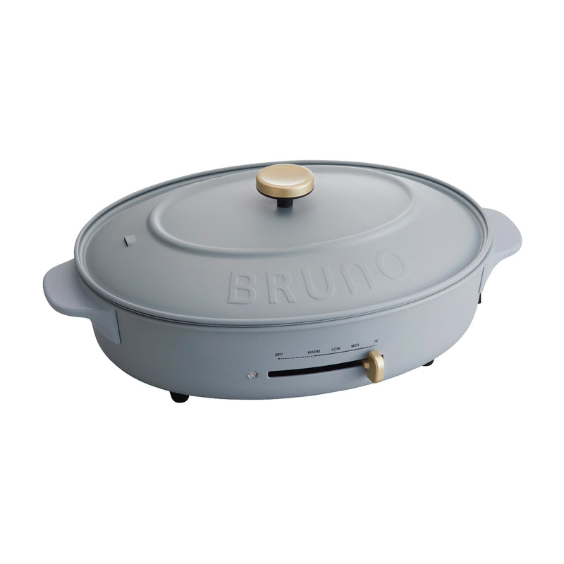 BRUNO Oval Hot Plate - Blue BOE053-BGY