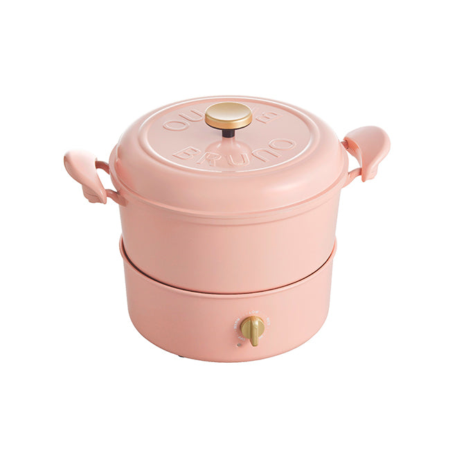 BRUNO 電陶爐炆燒鍋 - 粉紅色 BOE065-PPK
