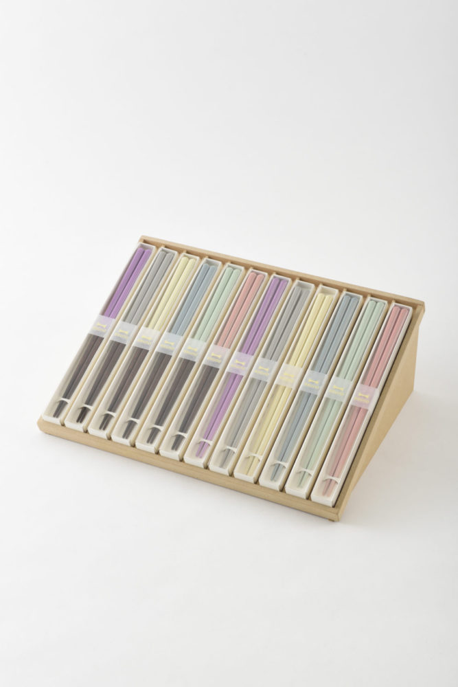 BRUNO Color Square Chopsticks with Box (Made in Japan)