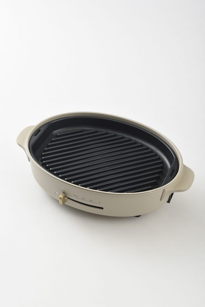 BRUNO 橢圓鍋坑紋烤盤 BOE053-GRILL (適用於BOE053)