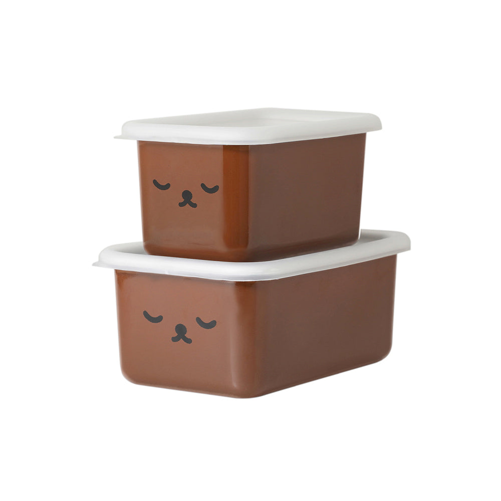 Miffy boris Deep SQ Container 2pc Set MFB-2DSM