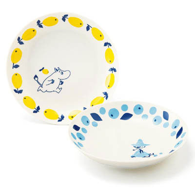 Yamaka Moomin Plate Set (2 Pcs) (Moomin) MM031/3-139