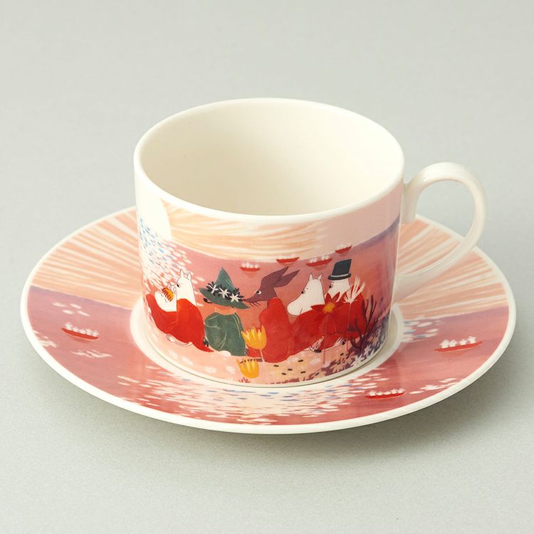 Yamaka Moomin Cup & Saucer (Sunset) MM3202-28