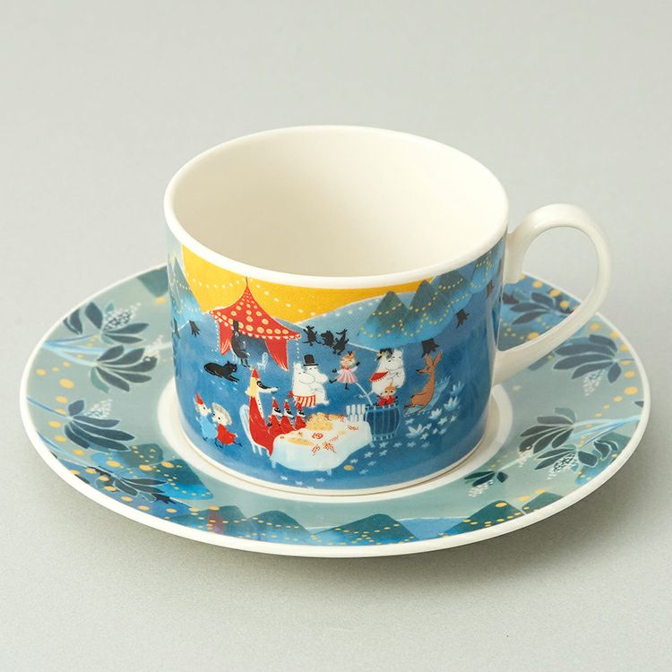 Yamaka Moomin Cup & Saucer (Party) MM3203-28