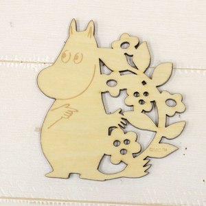 Yamaka Moomin Wooden Coaster (Moomin) MM961-346