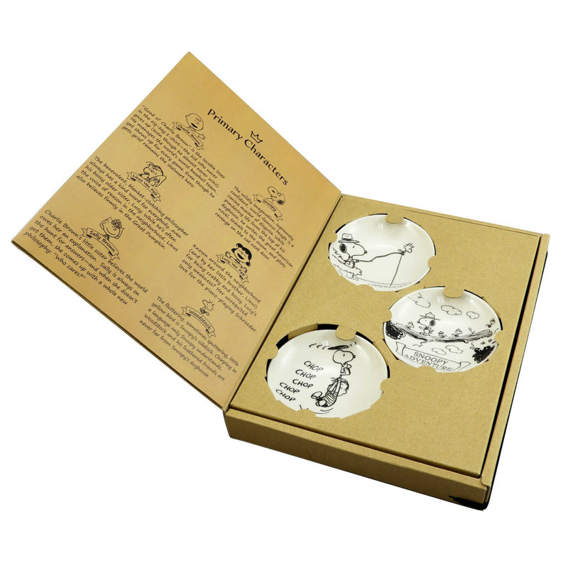 Yamaka Snoopy Soy Plate Set (3 Pcs) SN810-135